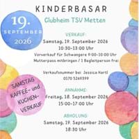 Herbst/Winter Kinderbasar TSV Metten